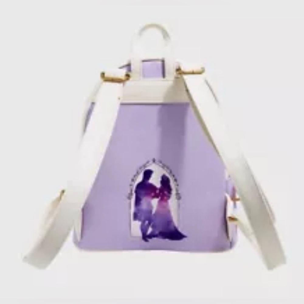 Loungefly Disney Sleeping Beauty Flowers & Three Good Fairies Mini Backpack NWT​ - Picture 3 of 4